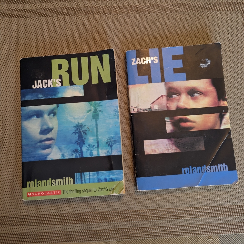 Jack's Run and Zach's Lie Books by Roland Smith
